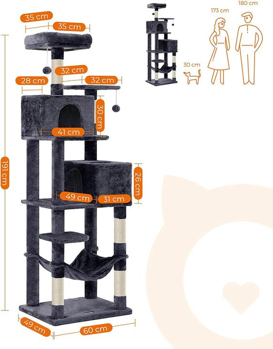 Actual product image Feandrea Kitty (Dark grey)