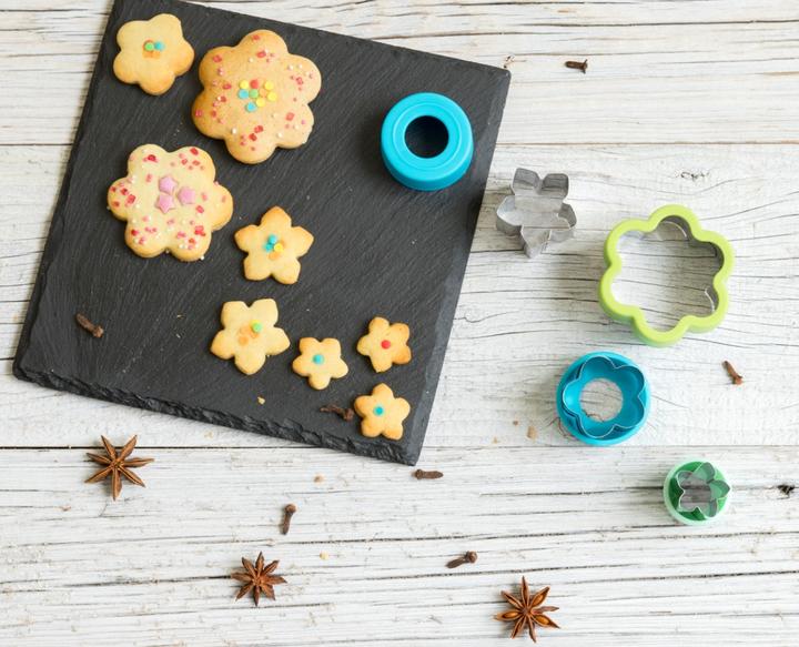 Image du produit Lekkabox Edelstahl Ausstecher 5er Set, Blümchen