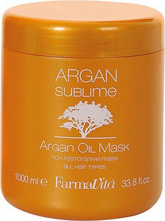 Farmavita Argan Sublime Argan Oil Mask 250ml, Frauen, Alle Haare, Alle Farben, 250 ml, Feuchtigkeits