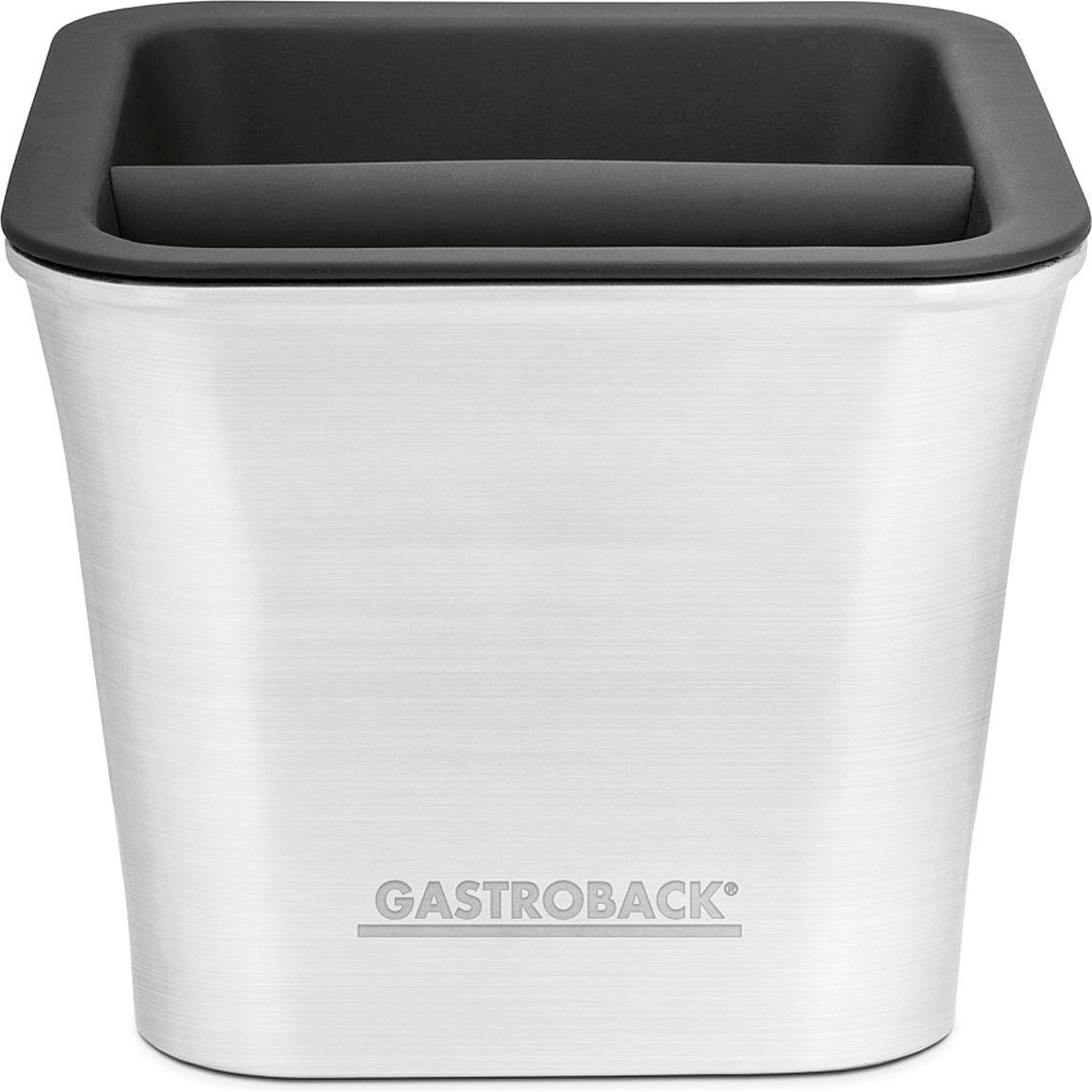 Gastroback 99000 Mülleimer 1,5 l Rechteckig Schwarz, Zubehör Kaffeemaschinen, Schwarz