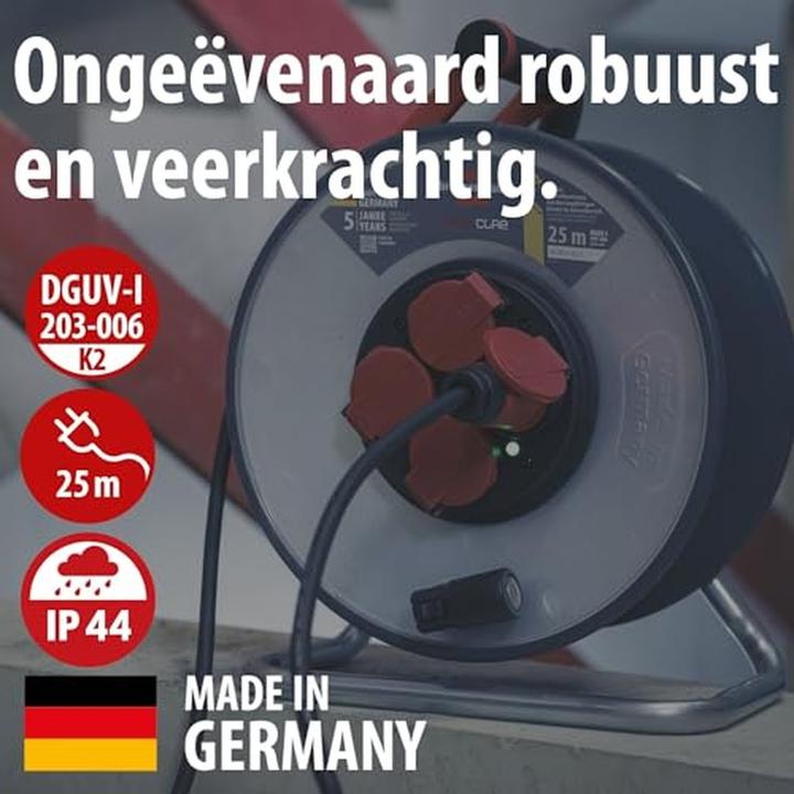 Actual product image Brennenstuhl Professional SteelCore cable reel IP44 (25 m, 2.50 mm²)