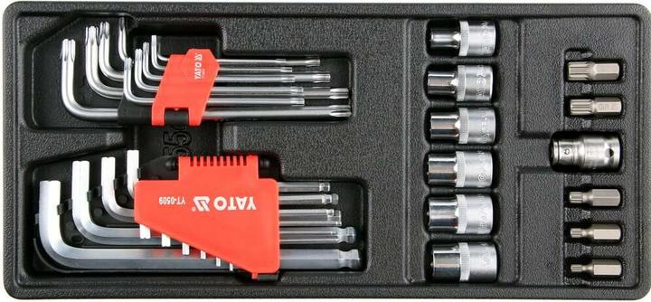 Actual product image Yato Hex Torx Keys Torx Sockets 31 Pcs Set