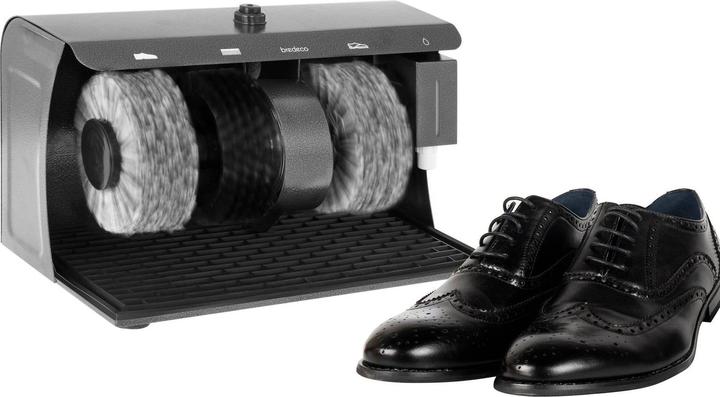 Produktbild Bredeco Schuhputzmaschine Schuhputzautomat Schuhputzgerät Schuhputzer Schuhputzstation (1 x)