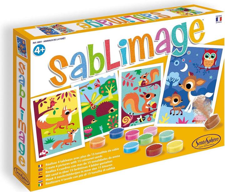 Actual product image Sentosphere Sand pictures forest animals