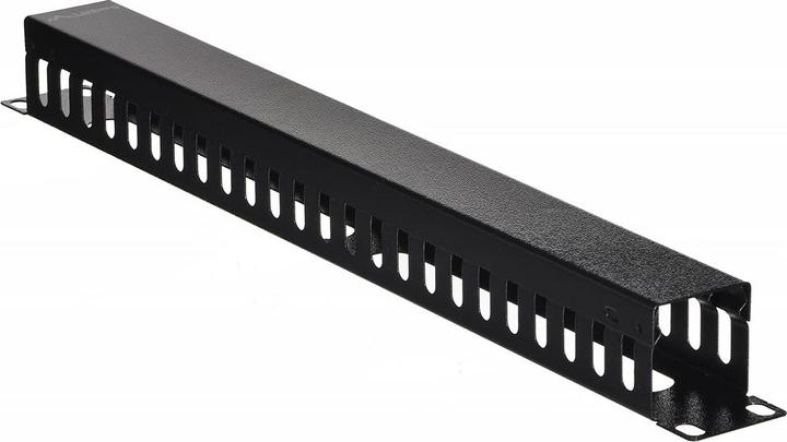 Actual product image Lanberg 19 " cable management panel 1 U type A black