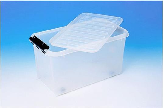 Produktbild Ebnat Tragboxe mit Deckel und Rollen (72 x 40 x 39 cm, 70 l, 1x)