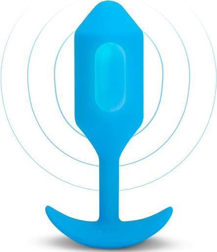Produktbild B-Vibe Vibrating Snug Plug 3 (L) Blue