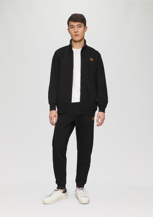 Produktbild s.Oliver Sweatshirt Jacke Sweatjacke mit Gold- oder Silber-Print (L)