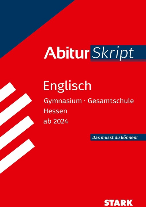 Produktbild AbiturSkript - Englisch - Hessen ab 2024 (Englisch, Deutsch, 2023)