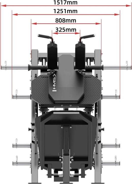 Immagine prodotto HMS Lp3175 Gru Semicommerciale Per Gambe