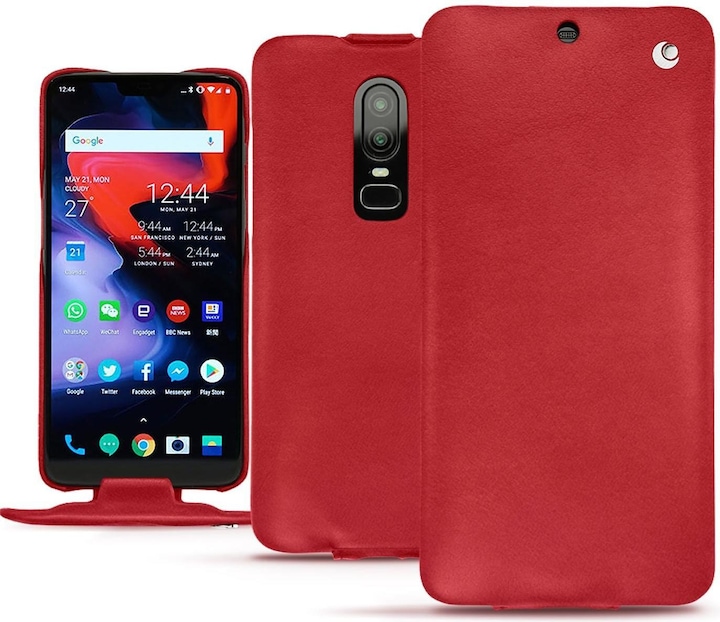 Produktbild Noreve Lederschutzhülle vertikal (OnePlus 6)