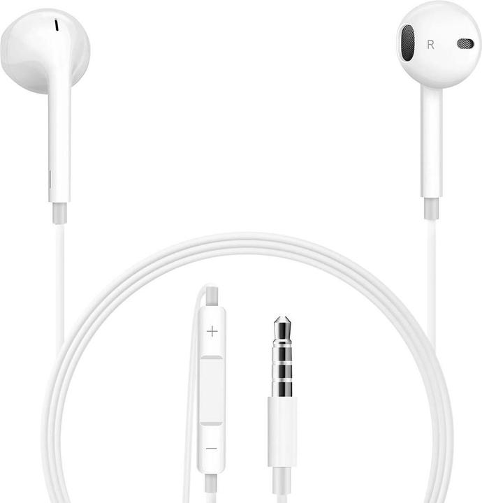 Actual product image Apple EarPods with Remote and Mic (3.5mm jack) (No noise cancellation, Cable)