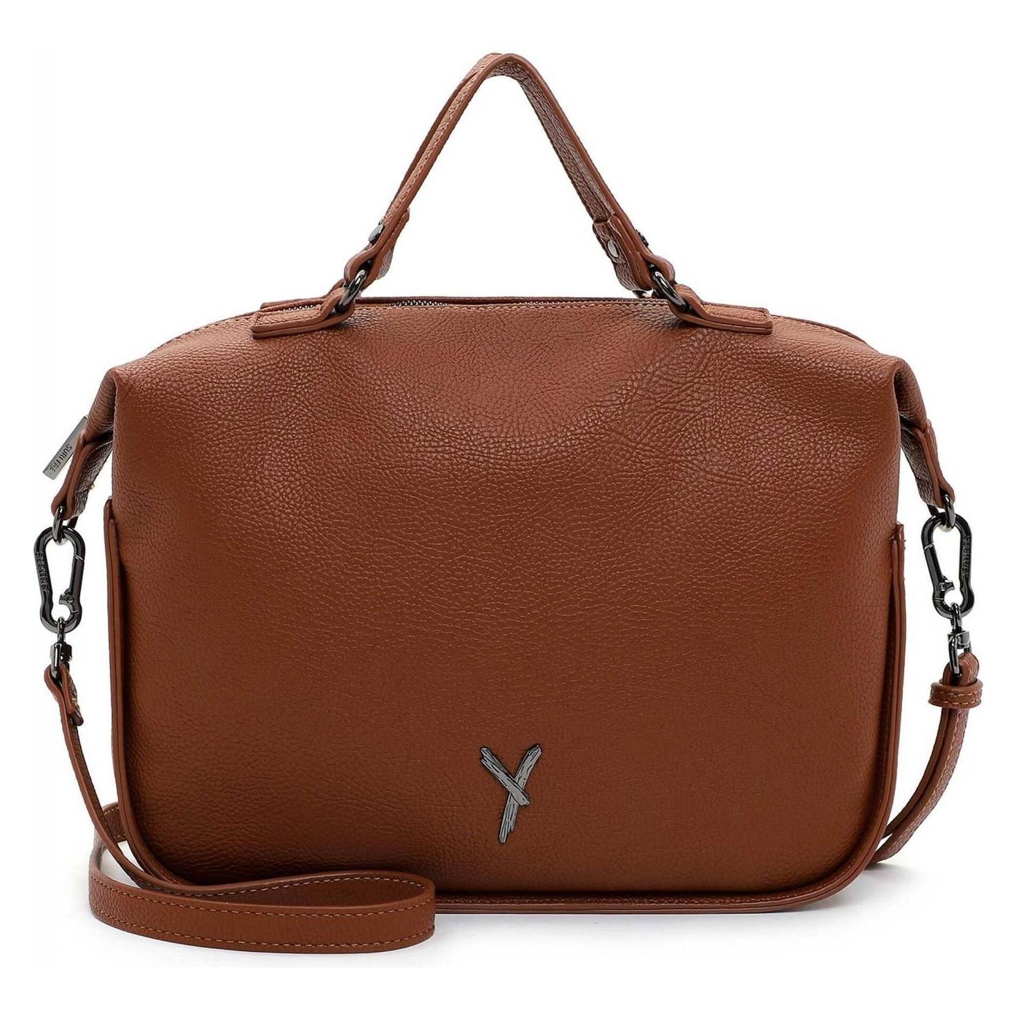 Suri Frey, Damen, Handtasche, Bowlingbag Gitty, Braun