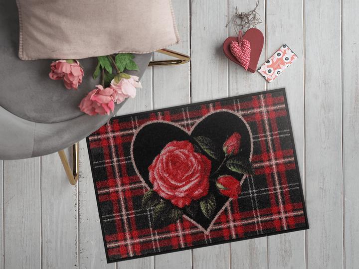 Immagine prodotto Salonloewe Fussmatte 050x075 cm English Rose black (50 x 75 cm)