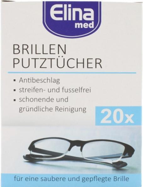 Produktbild Elina Brillenputztücher20er in Einzelsachets