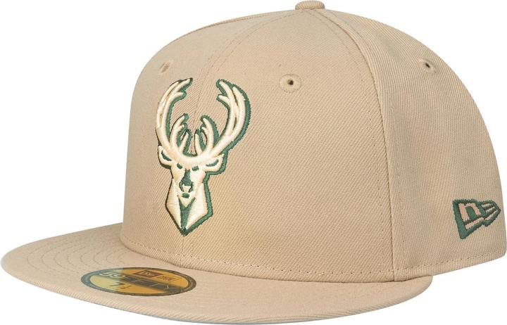 Produktbild New Era 59Fifty Fitted Cap - Milwaukee Bucks camel - 6 7/8 (6 7/8)
