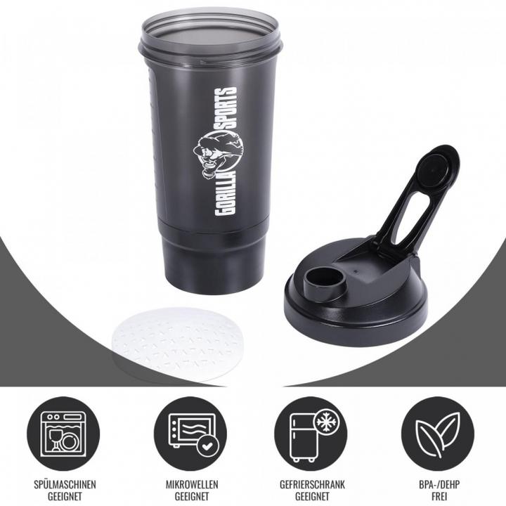 Actual product image Gorilla Sports Protein Shaker (0.50 l)