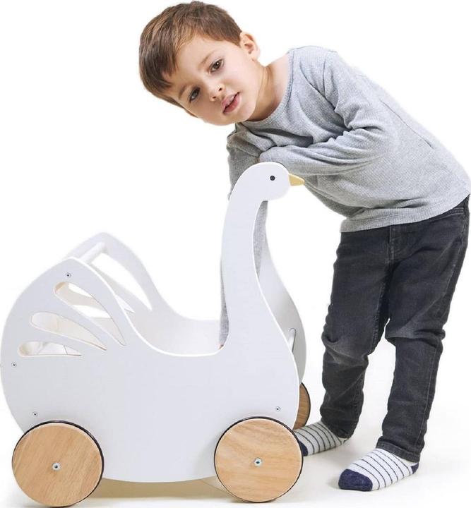Productafbeelding Tender Leaf Toys Poppenwagen Zwaan