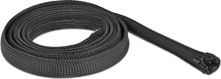 Produktbild Delock Kabelschlauch 2 m x 20 mm, mit Reissverschluss Schwarz (Kabelschlauch, 200 cm)
