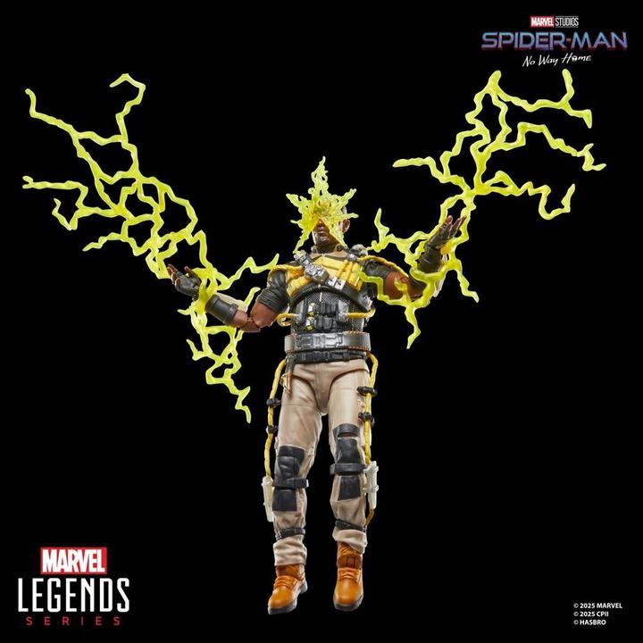 Actual product image Hasbro Marvel Legends Series Marvel’s Electro, Spider-Man: No Way Home Sammlerobjekt Action-Figur, 15 cm