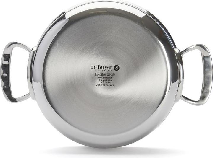Actual product image de Buyer Affinity frying pot low with lid 20 cm (20 cm, Pot, Stainless steel, Aluminium)