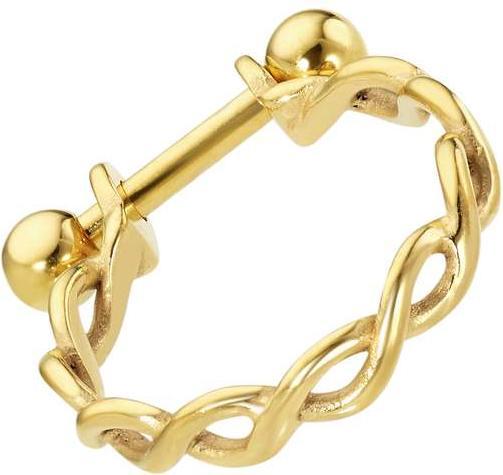 Immagine prodotto Bijouteria Piercing orecchio (Rivestimento in PVD (colore oro), Acciaio chirurgico 316L)