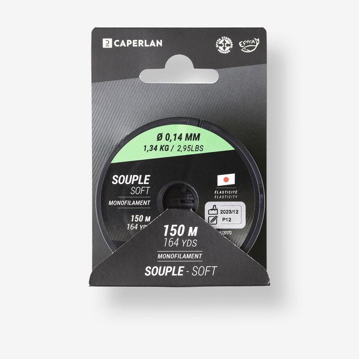 Produktbild Caperlan Angelschnur Tippfischen Nylon 150 m