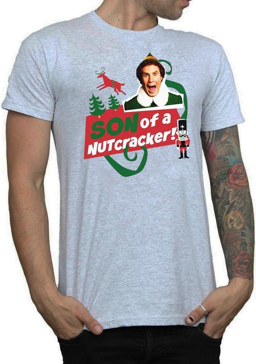 Actual product image Elf Mens Son Of A Nutcracker T-Shirt (XL)
