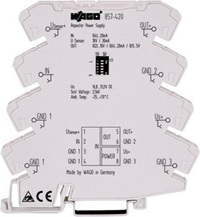 Actual product image Wago Supply isolator