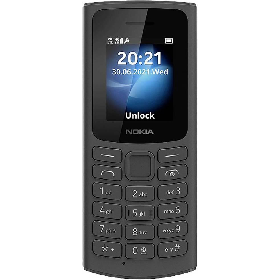 Nokia 105 (1.80", 4G), Tastenhandy, Schwarz