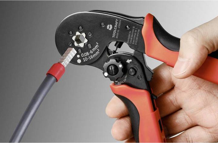 Actual product image Toolcraft Crimping pliers (180 mm)