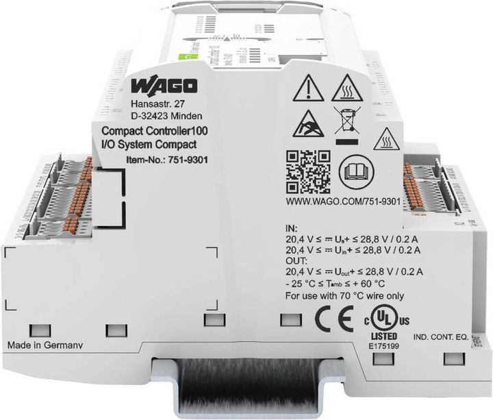Produktbild Wago Controller mit integrierten I/Os