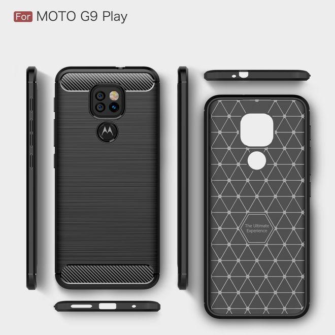 Actual product image MU Style Carbon Fiber TPU Softcase Series (Motorola Moto G9 Play)