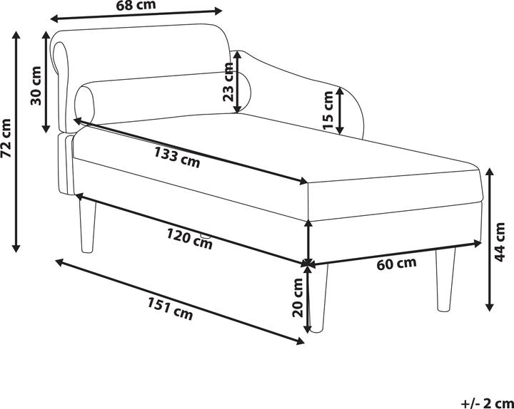 Actual product image Beliani Yvoire (Recamiere)