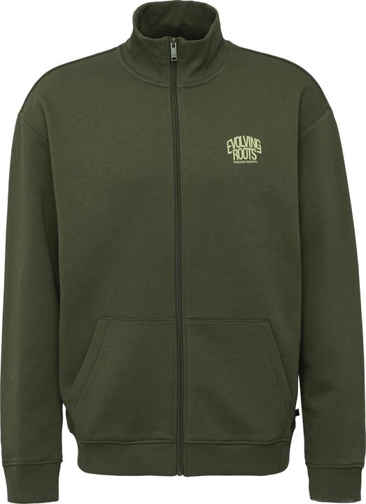 Produktbild s.Oliver Sweatshirt Jacke Sweatshirt-Jacke mit Stehkragen und Frontprint (M)