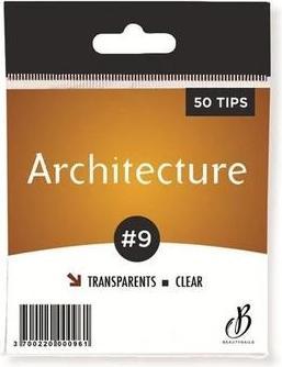 Produktbild Beautynails Bna Transparent Architecture Tips N09 X50 (Kunstnägel)