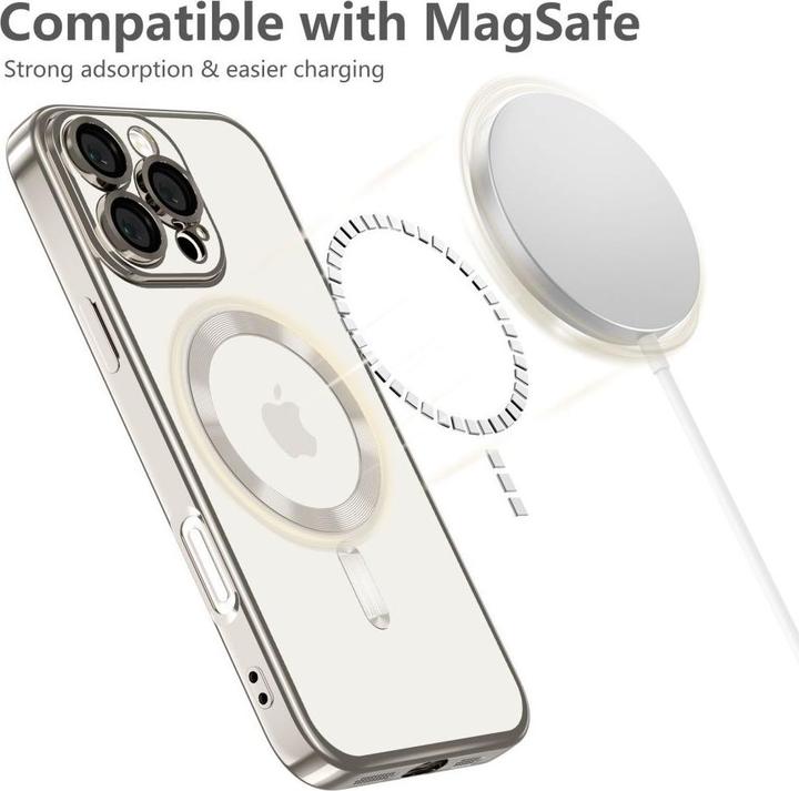 Actual product image Tech-Protect MagFlex MagSafe case for iPhone 16 Pro - titanium (Apple iPhone 16 Pro)