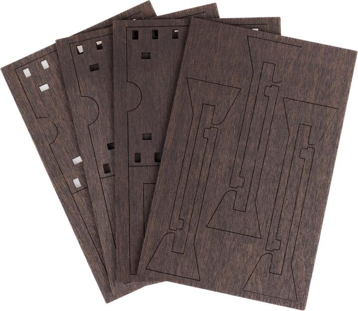 Image du produit Jollylook Cadre photo Instax Mini - Kit de construction en bois Accessoires - Marron