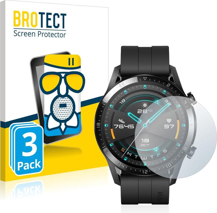 Produktbild BROTECT AirGlass Panzerglasfolie Matt (Watch GT 2)