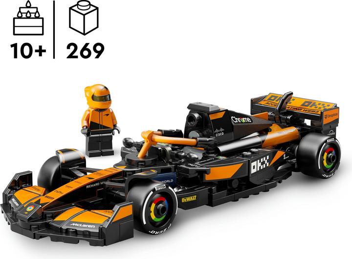 Productafbeelding LEGO McLaren F1 Team MCL38 Rennauto (77251, LEGO Snelheidskampioenen)