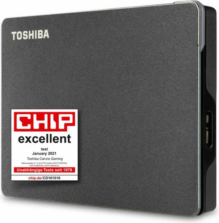 Actual product image Toshiba Canvio Gaming 1TB Dark Grey (1 TB)