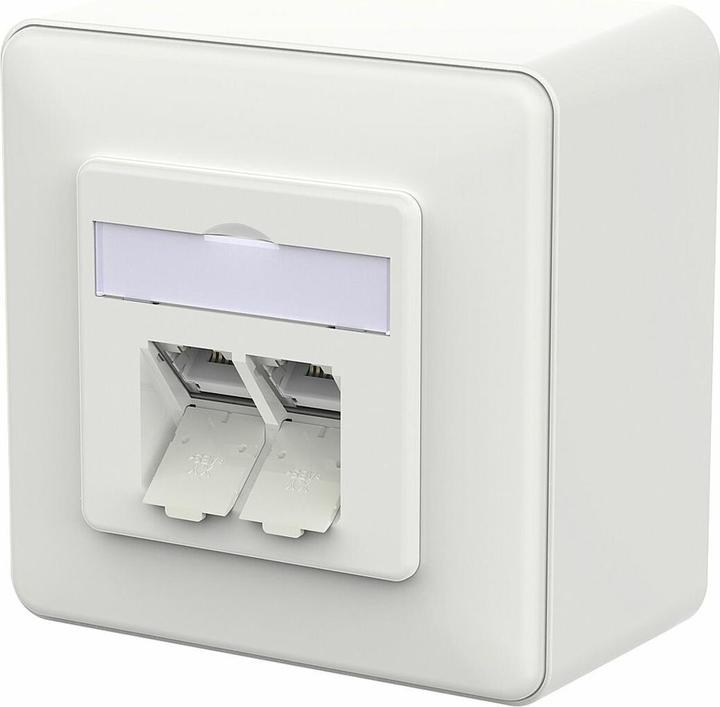 Actual product image Metz Connect E-DAT C6A LSA++ Dose, 2 Port
