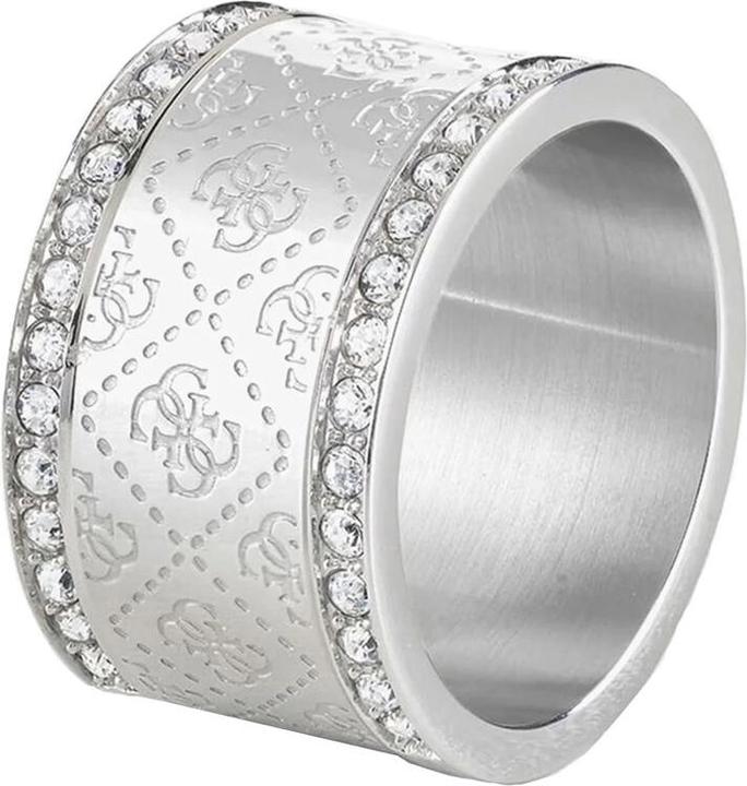 Guess Fashion Ring With Crystals Jubrjwrh