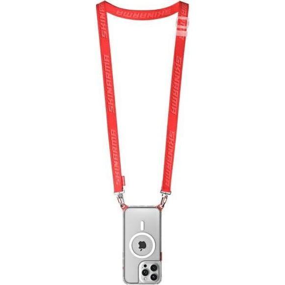 Skinarma Scout Universal phone lanyard red, Accessori per cellulare, Rosso