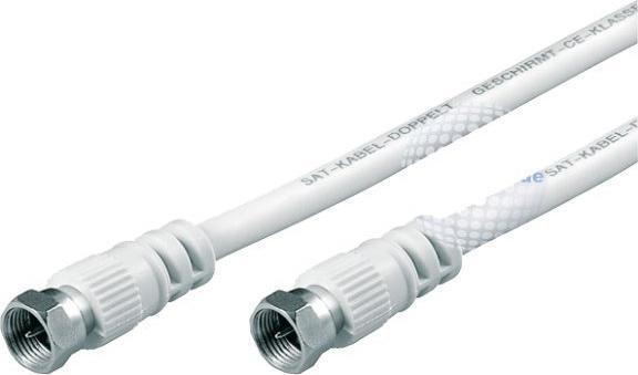 Image du produit Goobay Câble d'antenne SAT 80 dB, 2x blindé (80 dB, Câble d'antenne)