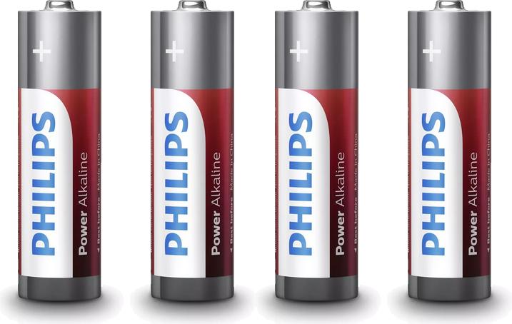 Image du produit Philips Batterie LR6P4F/10 (4 pcs, AA)