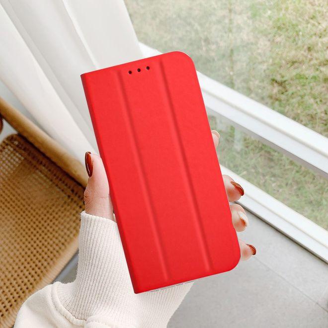 Actual product image MU Classic Triple fold leather book cover sleeve (Apple iPhone 13 Pro)