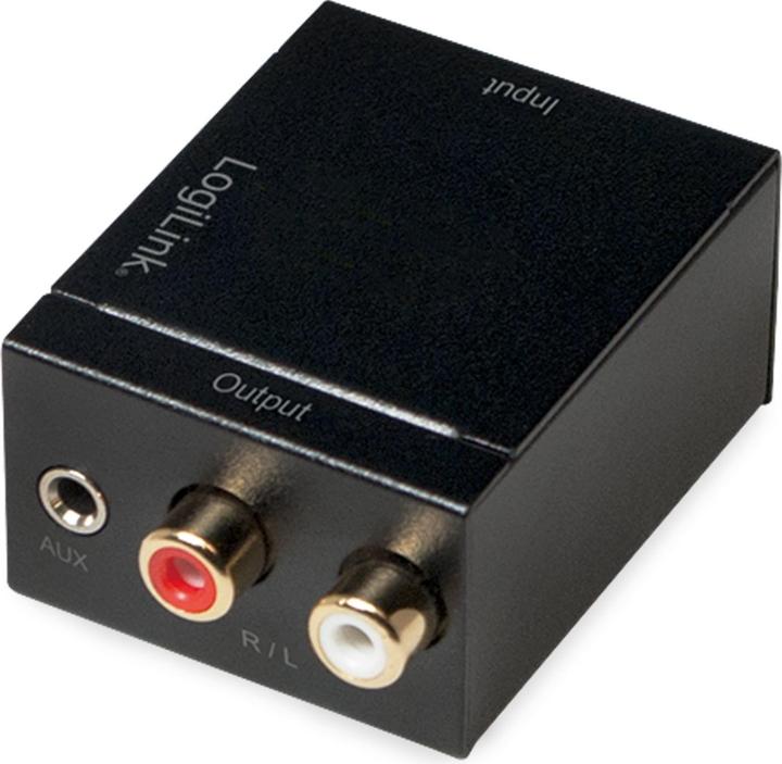 Actual product image LogiLink Coaxial and Toslink Adapter (Digital -> Analog)