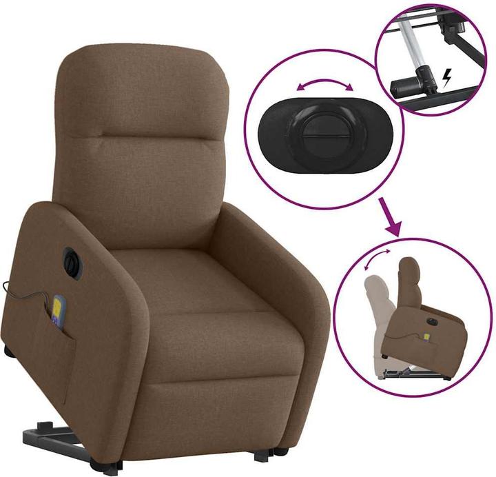 Image du produit vidaXL Massagesessel mit Aufstehhilfe