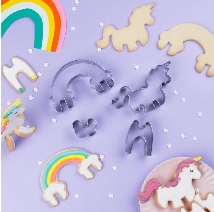 Actual product image Chefclub Cookie cutter - Unicorn & Rainb.284143